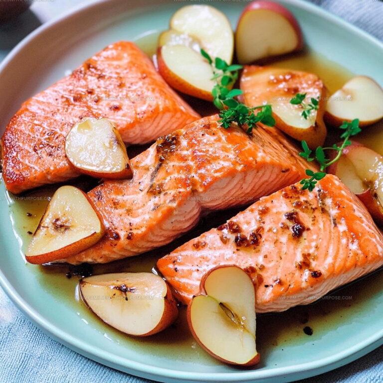 Glazed Pear Preserves Salmon Recipe