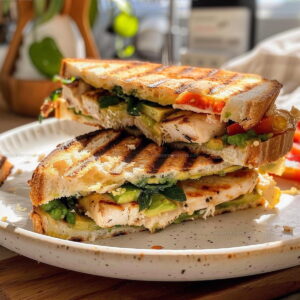 Classic Chicken and Avocado Panini Recipe
