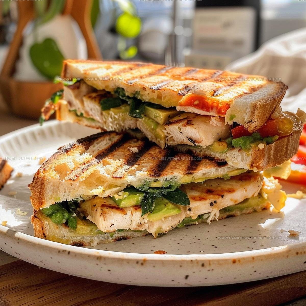 Classic Chicken and Avocado Panini Recipe