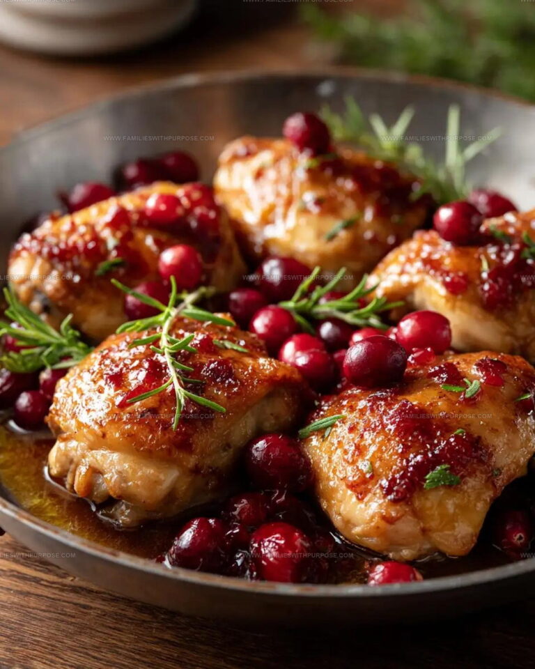 Winter-Inspired Cranberry Orange Chicken Recipe
