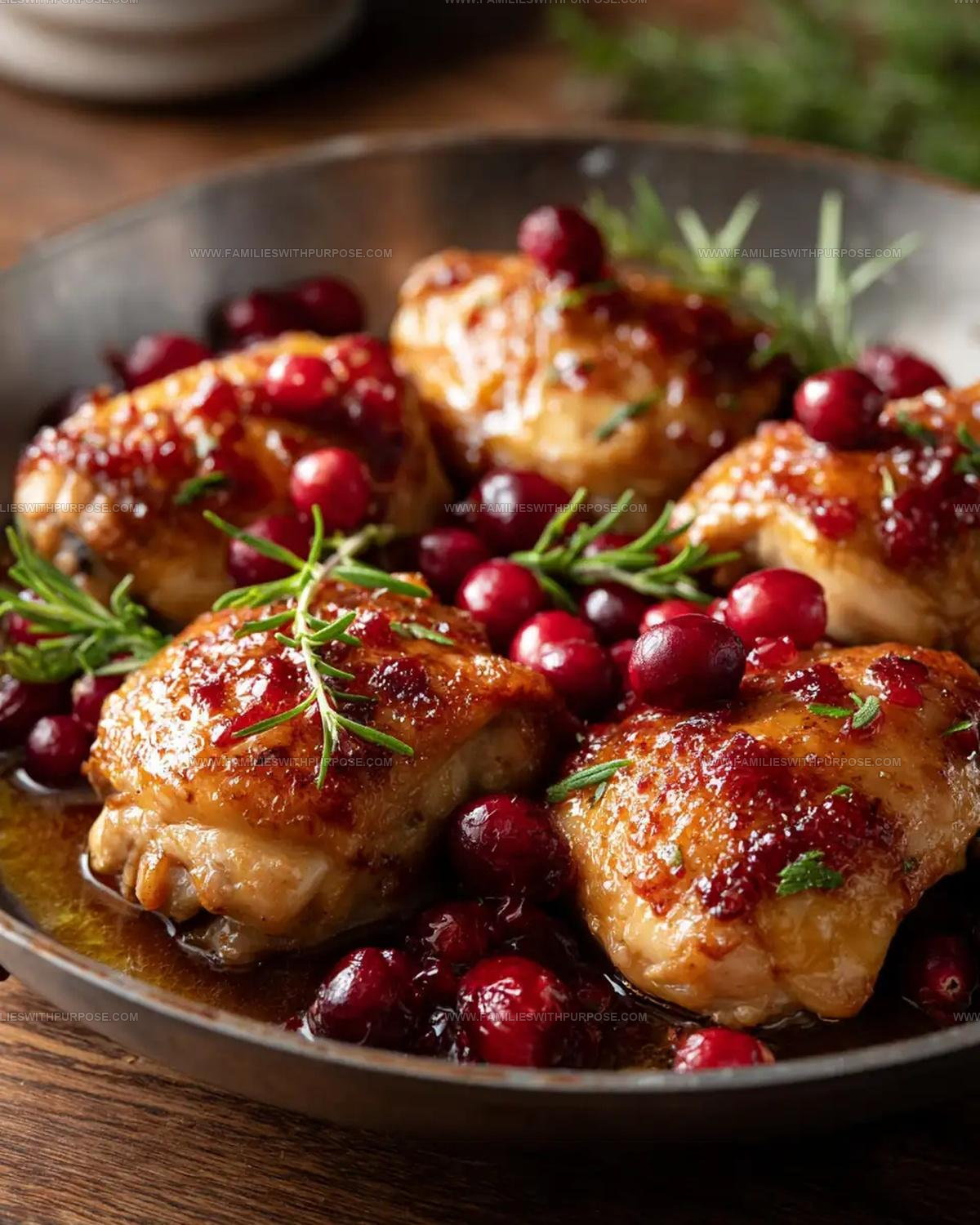 Winter-Inspired Cranberry Orange Chicken Recipe