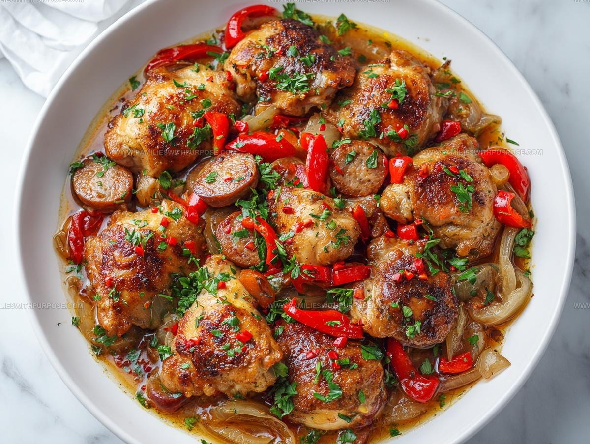 Italian Pepper Chicken Scarpariello Recipe