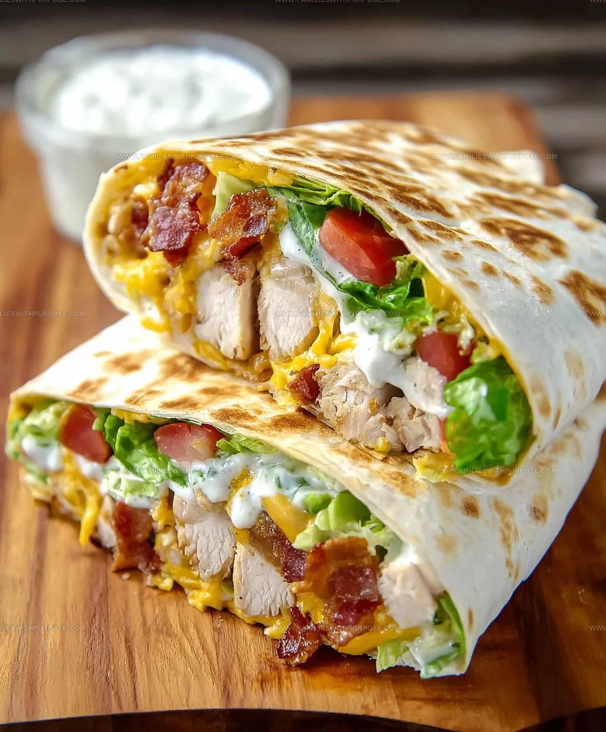 Loaded Chicken Beef Bacon Ranch Crunchwrap Recipe
