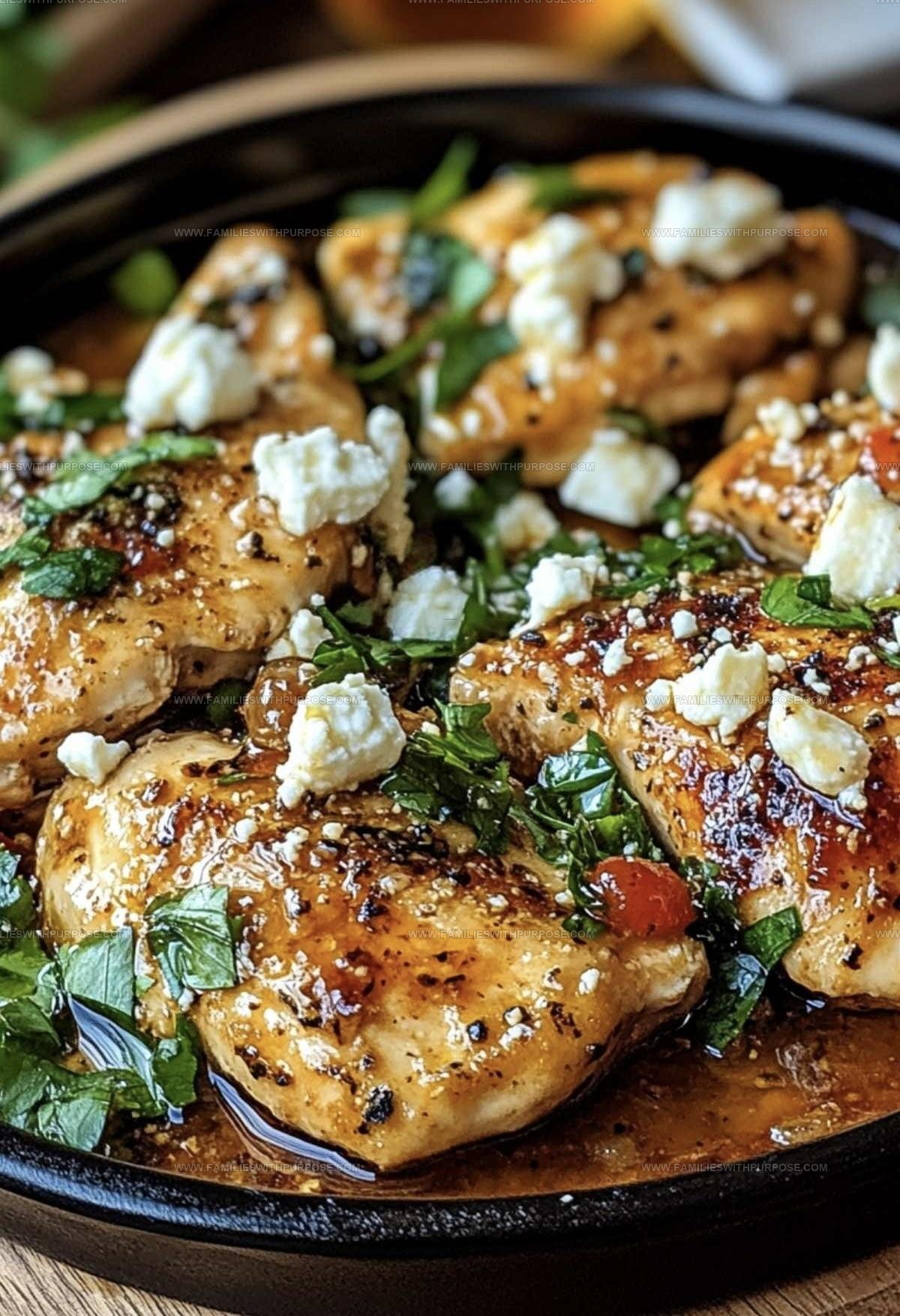 Sweet-Spicy Hot Honey Feta Chicken Recipe
