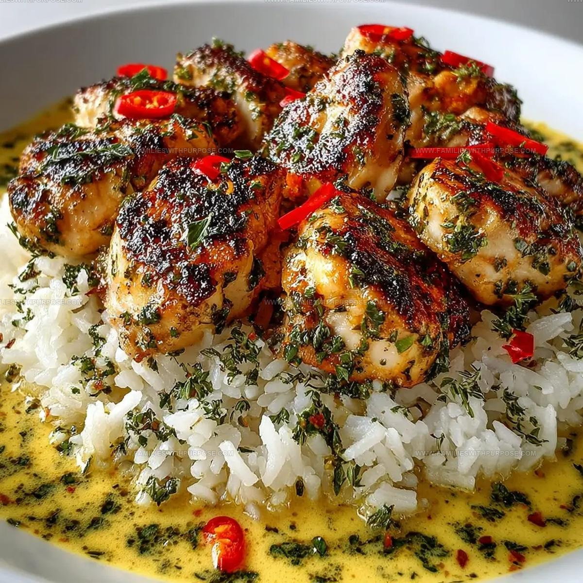 Quick Delicious Lemon Garlic Parmesan Chicken With Rice Recipe