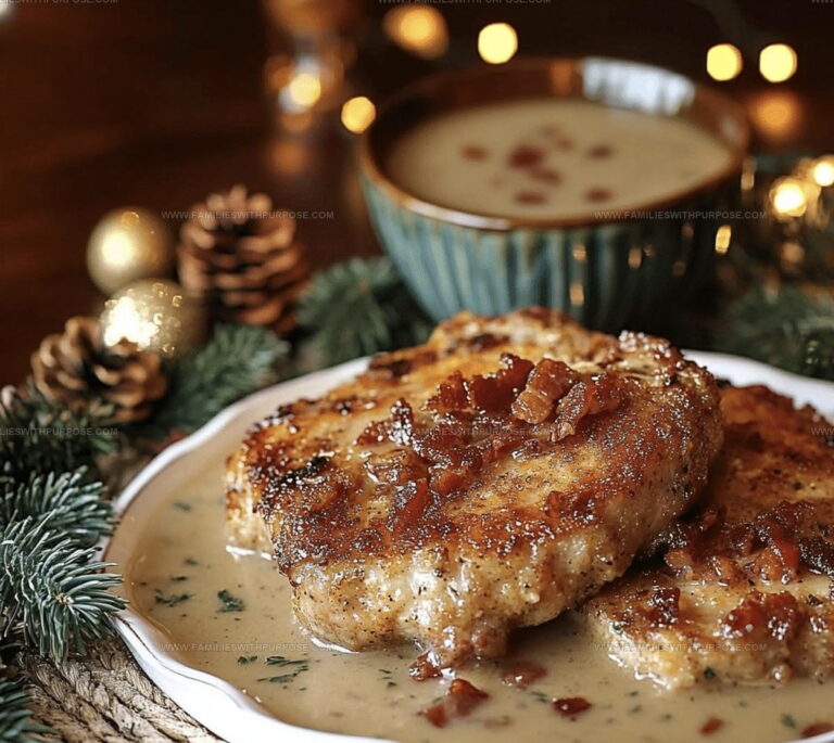 Country Fried Pork Chops & Bacon Gravy Recipe