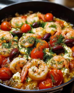 Tomato-Rich Shrimp Saganaki Recipe