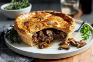 Comforting Beef and Mushroom Pie Recipe