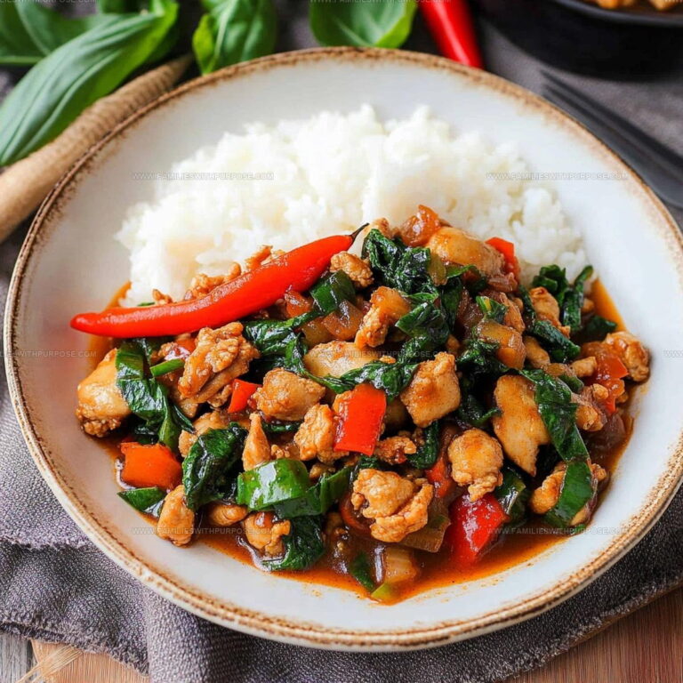 Fiery Spicy Thai Basil Chicken Recipe