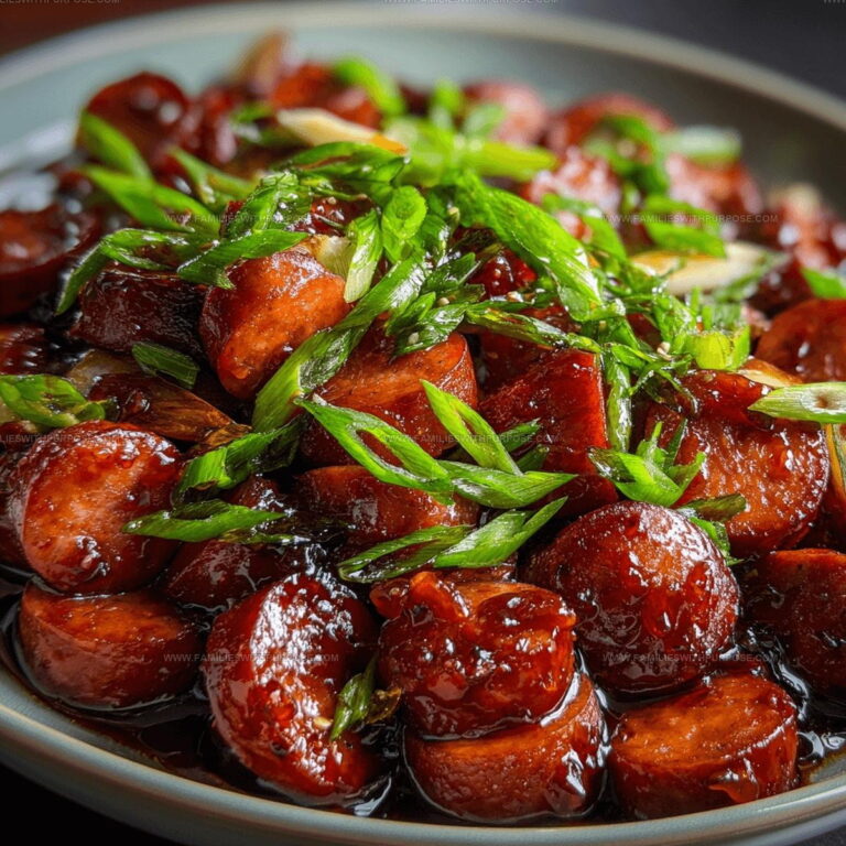 Sweet Savory Honey Garlic Sausage Recipe