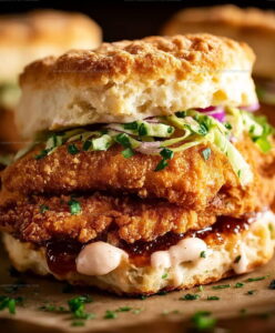 Fried Chicken Biscuit Recipe