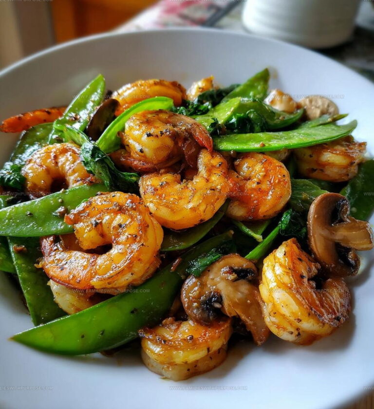Stir Fried Shrimp With Snow Peas And Mushrooms In 20 Minutes Recipe