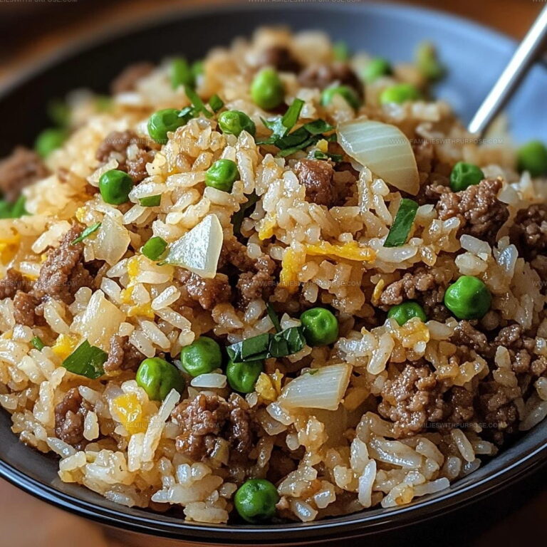 Onion Beef Fried Rice Recipe