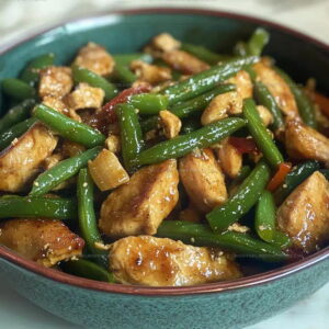 Wok-Style Chicken Green Bean Stir Fry Recipe