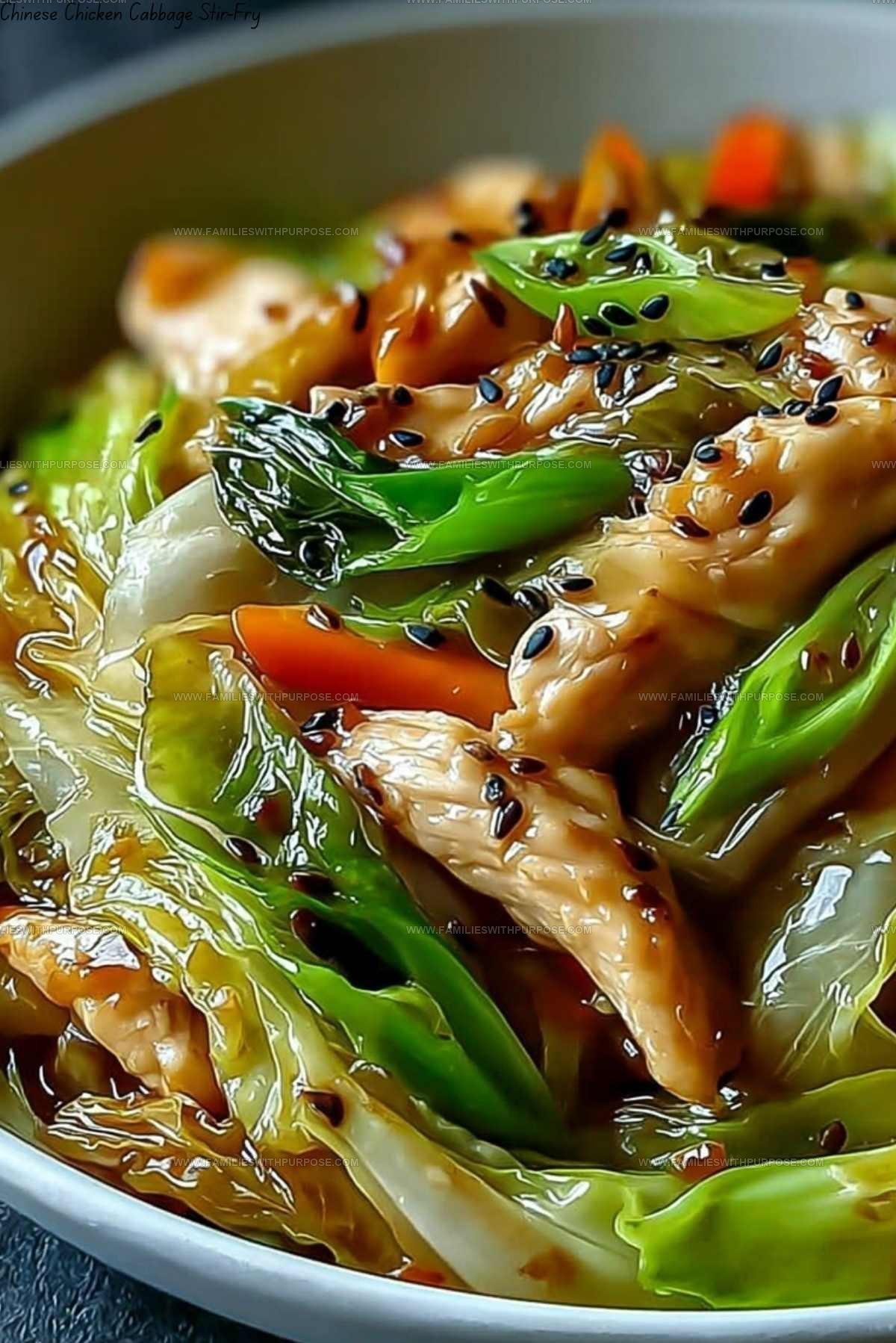 Chinese-Style Chicken Cabbage Stir Fry Recipe