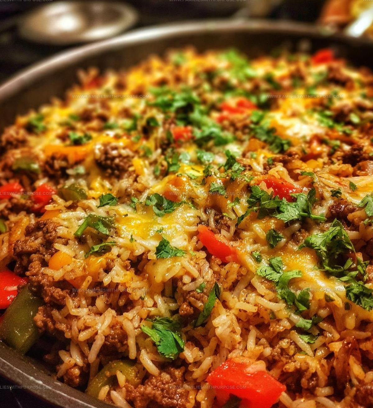 Mexican Beef And Rice Skillet Recipe