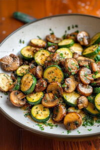 Sauteed Mushrooms and Zucchini Recipe
