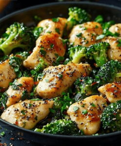 Garlic Chicken With Broccoli And Spinach Recipe