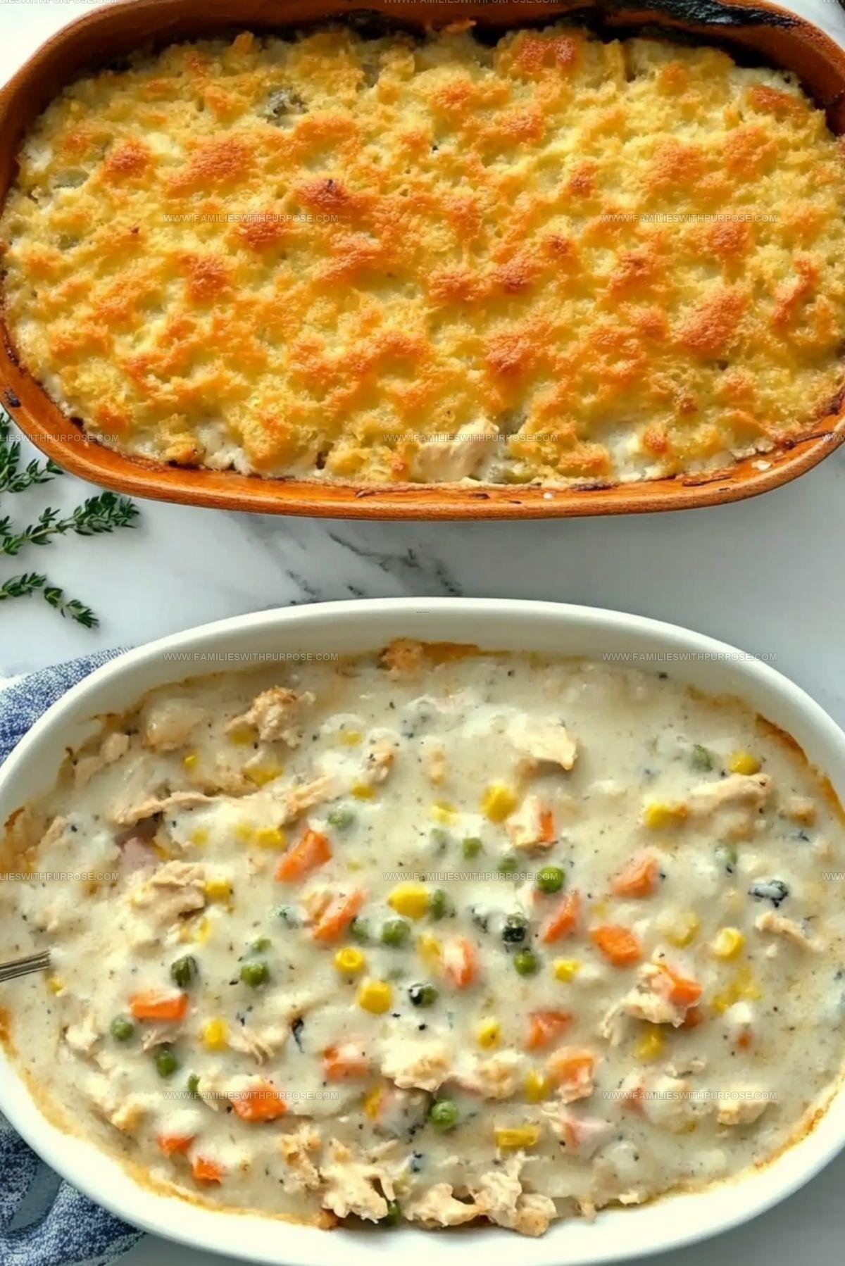 Chicken Cobbler Casserole Recipe