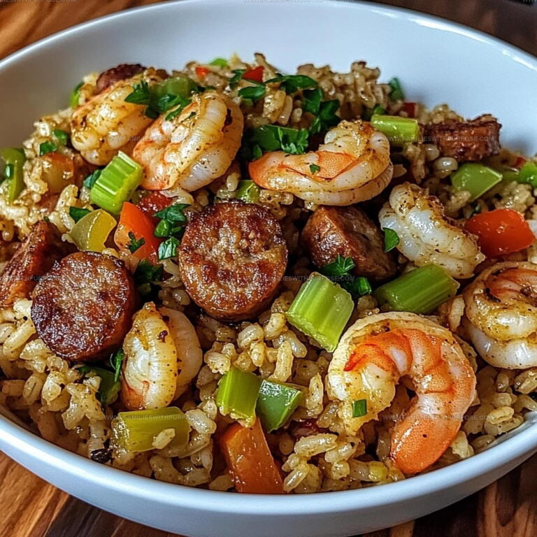 Cajun Style Shrimp Sausage Dirty Rice Recipe