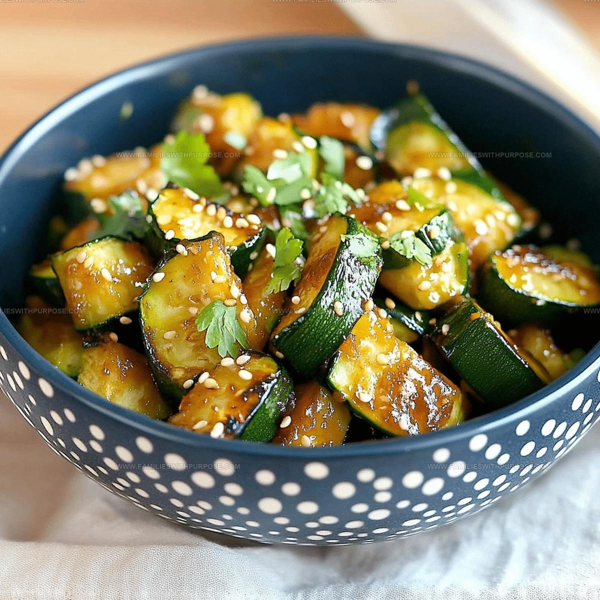 Hibachi-Style Zucchini Recipe