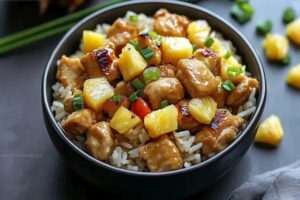 One-Pan Pineapple Chicken Rice Recipe