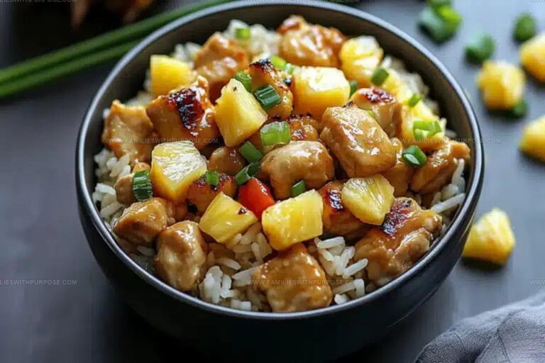 One-Pan Pineapple Chicken Rice Recipe