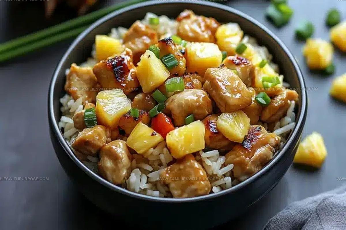 One-Pan Pineapple Chicken Rice Recipe