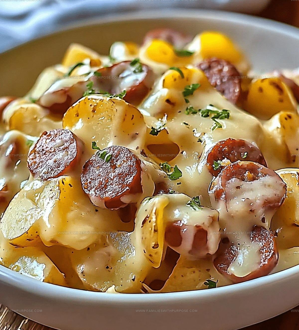 Cheesy Ranch Potatoes And Smoked Sausage Recipe