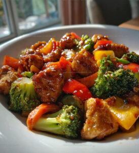 Sweet Heat Honey Sriracha Chicken Stir Fry Recipe