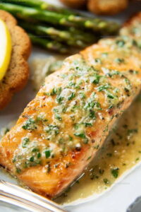 Juicy Garlic Butter Salmon Recipe