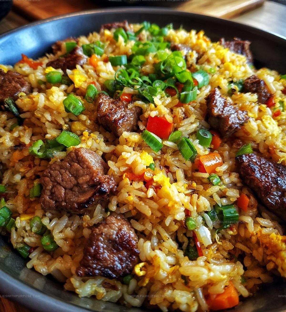 Garlic Butter Steak Fried Rice Recipe