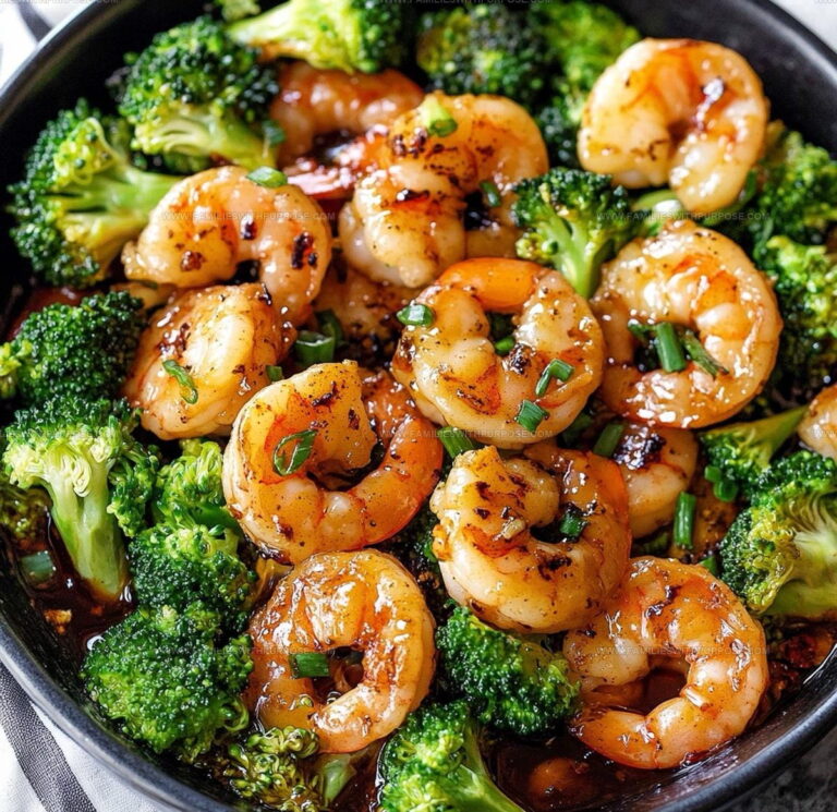 Honey Garlic Butter Shrimp And Broccoli Recipe