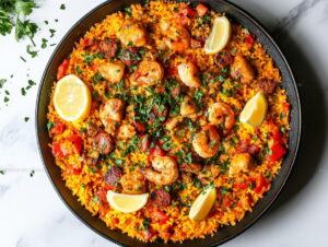 Spanish Style Chicken Paella Recipe