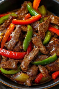 Savory Chinese Pepper Steak Recipe