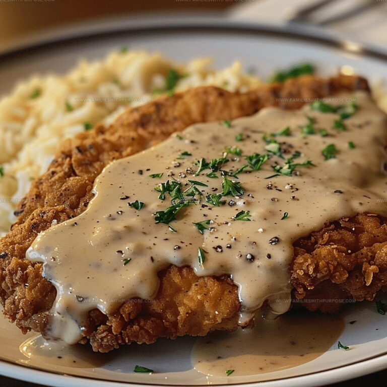 Crispy Chicken Fried Steak with Country Gravy Recipe