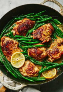 Garlic Butter Chicken with Green Beans Recipe