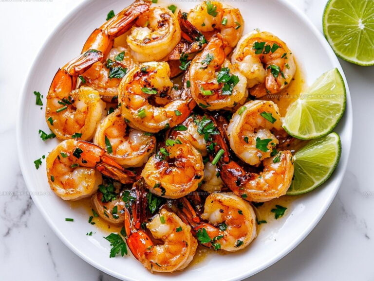 Garlic Honey Lime Shrimp Recipe