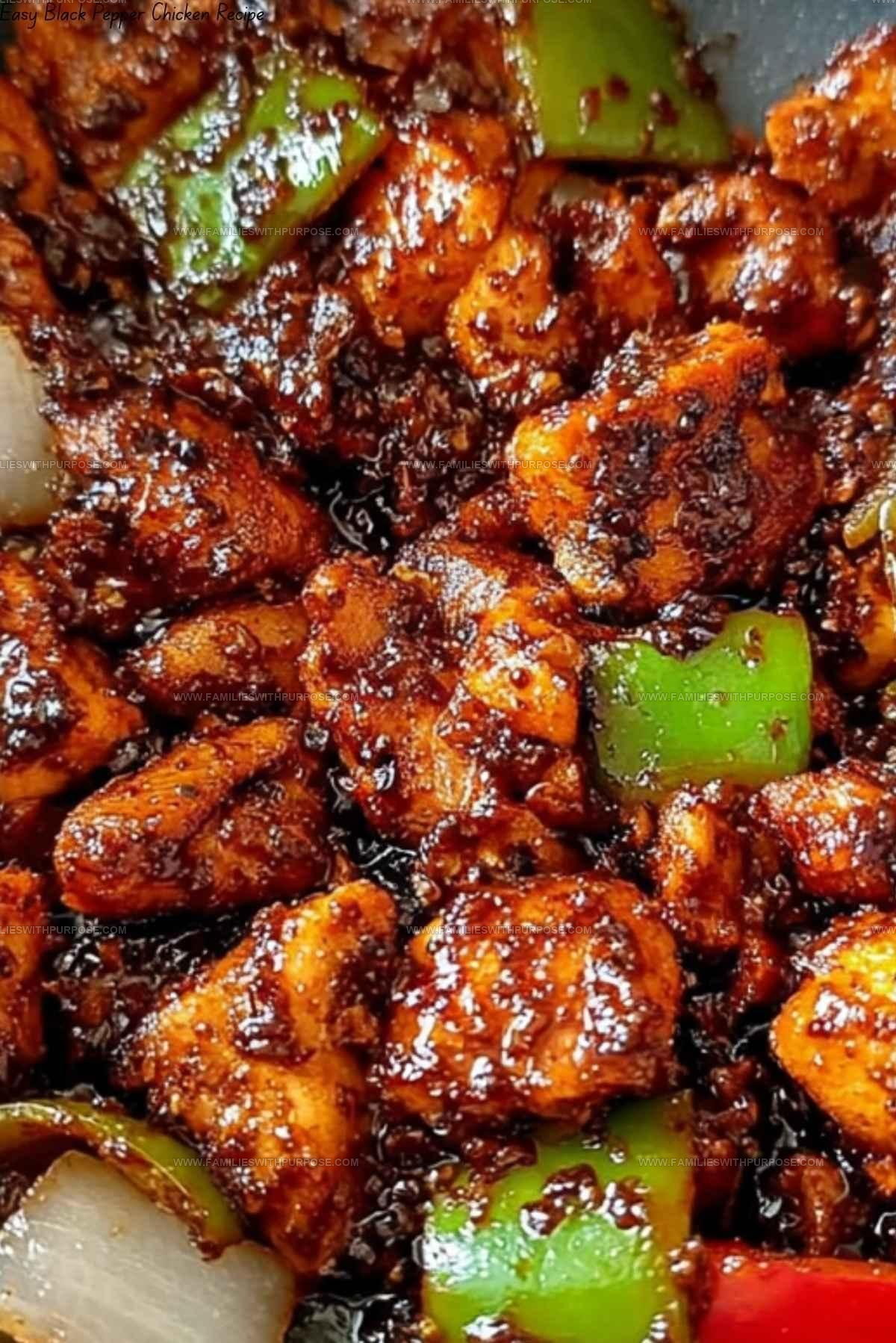 Peppery Wok Black Pepper Chicken Recipe