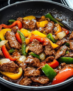 Pepper Steak with Bell Peppers and Onions Recipe
