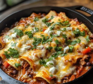 Beef Enchiladas Skillet Recipe