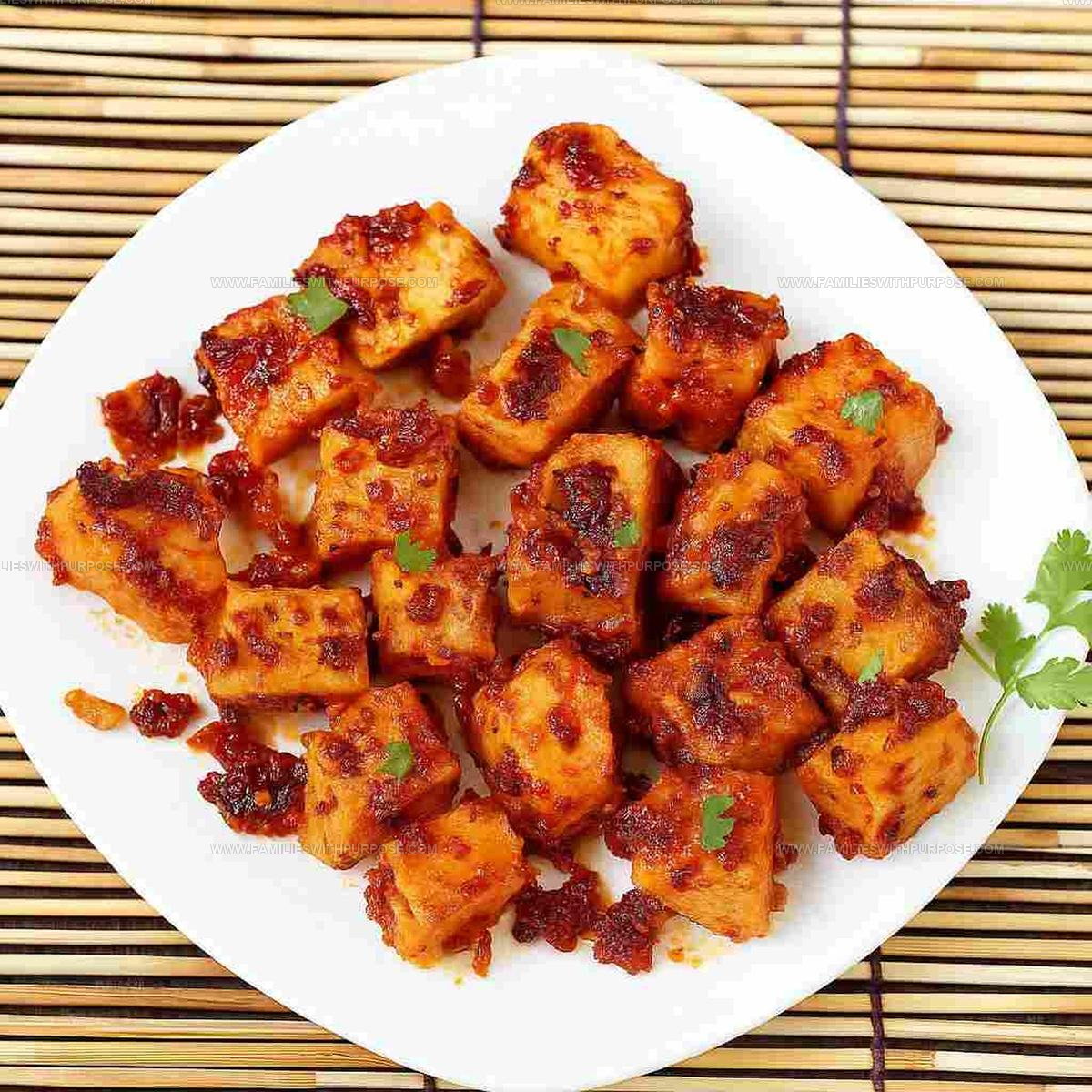 Garlic Paneer Recipe