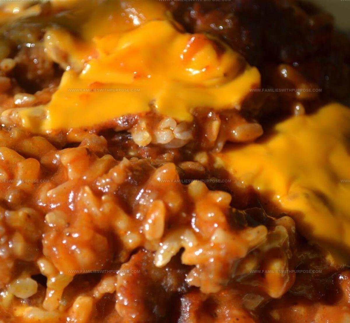 Ground Beef Rice Casserole Recipe
