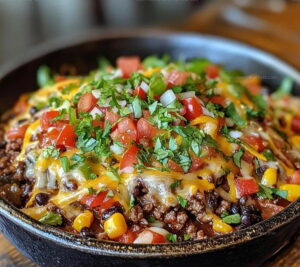 Southwest Skillet With Ground Beef Recipe