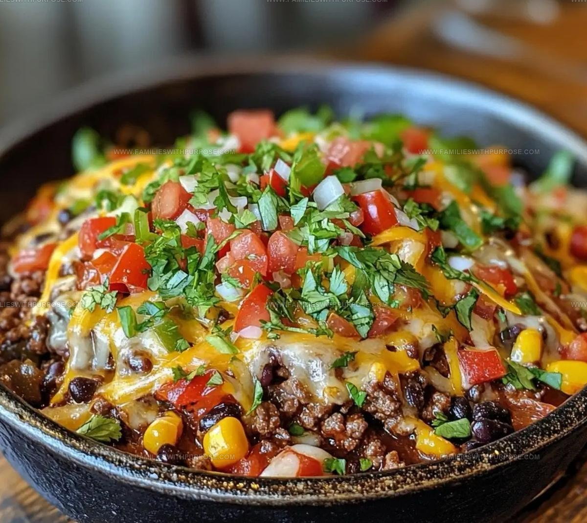 Southwest Skillet With Ground Beef Recipe
