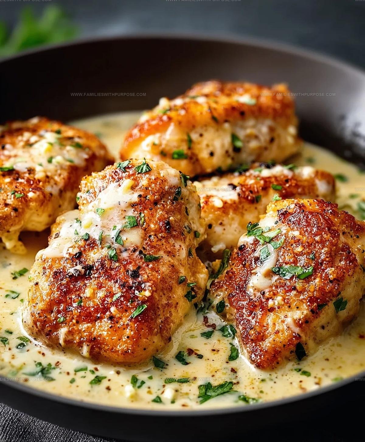 Creamy Garlic Parmesan Chicken Recipe