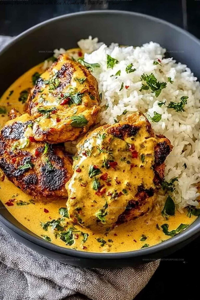 Creamy Peri Peri Chicken and Rice Recipe