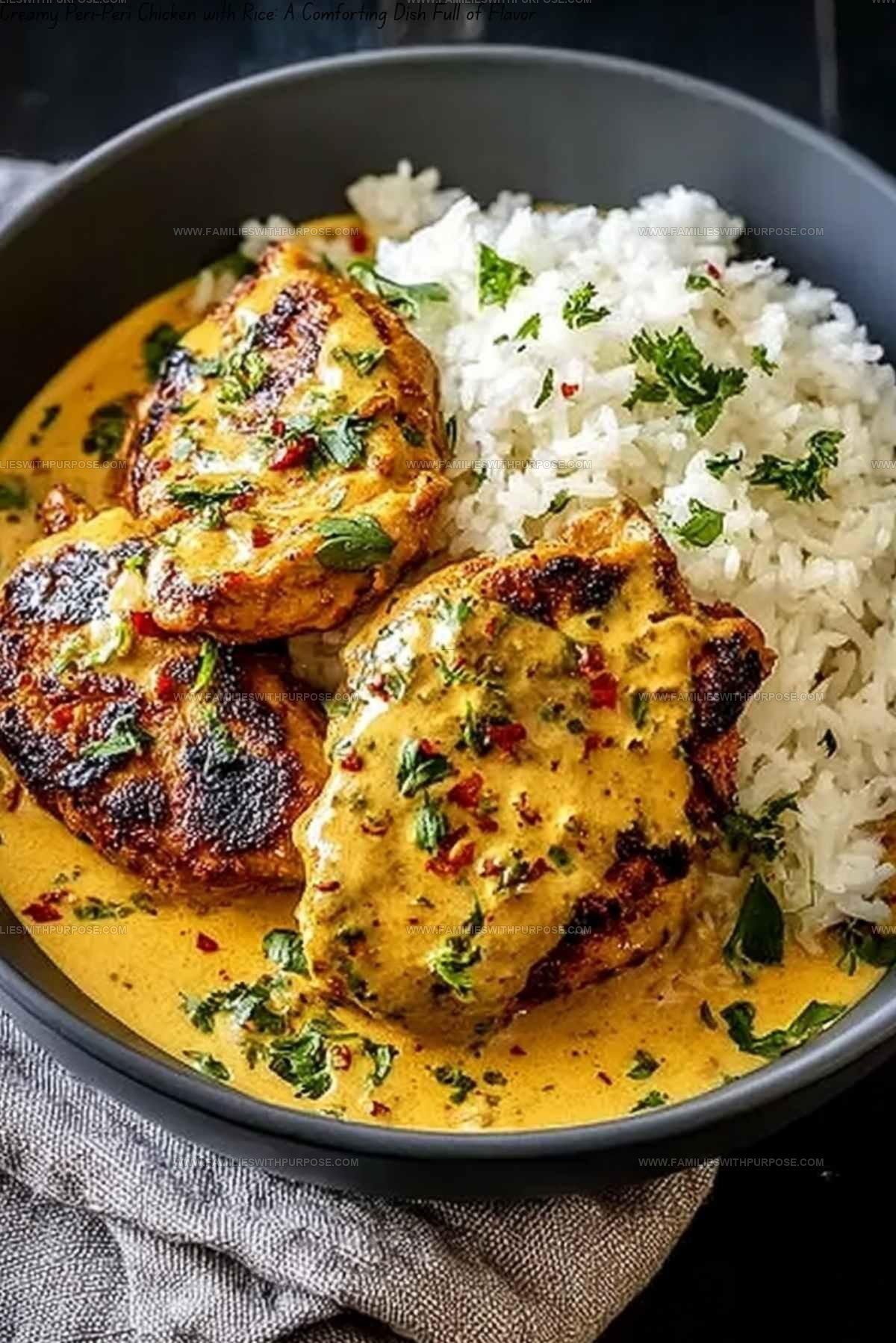 Creamy Peri Peri Chicken and Rice Recipe