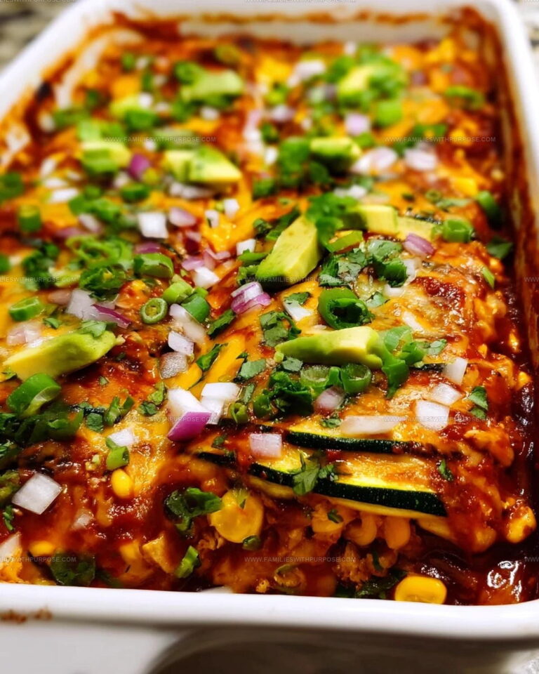 Zucchini Enchilada Casserole Recipe
