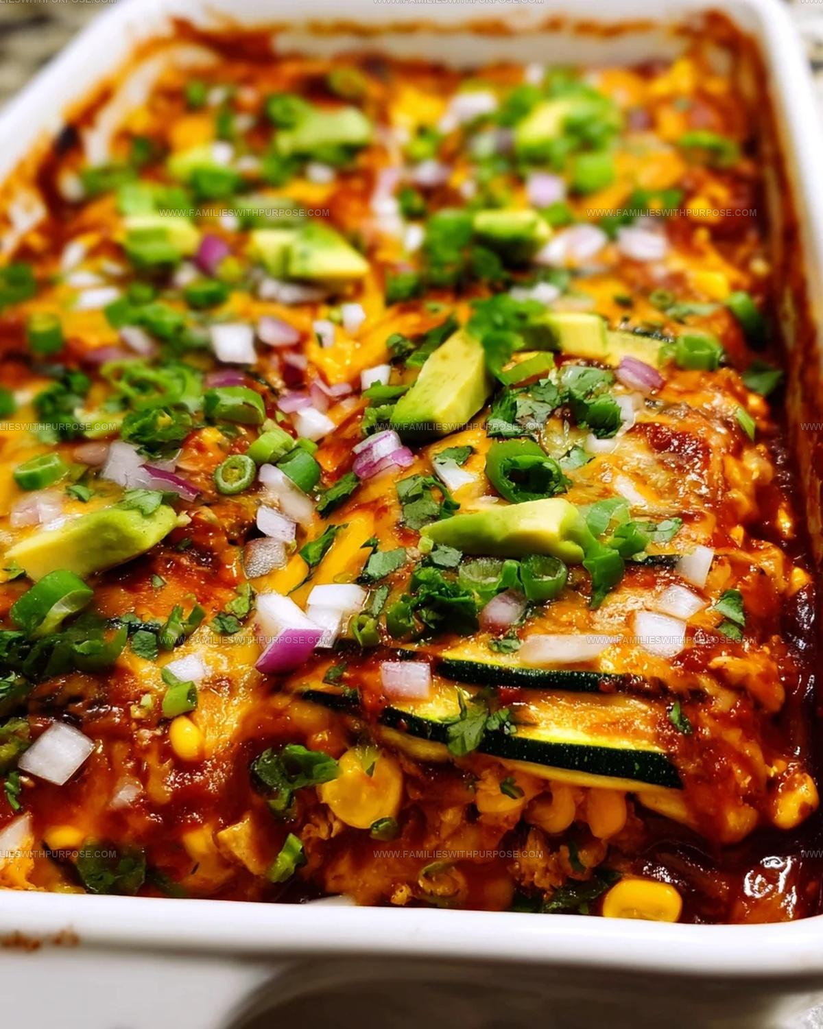 Zucchini Enchilada Casserole Recipe